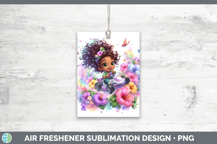 Girl Race Car Driver Air Freshener Best Sellers 06 Rainbow S