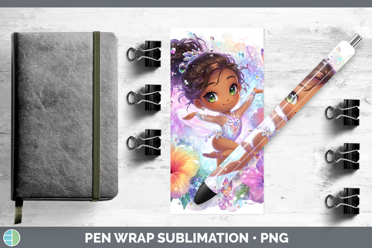 Gymnast Pen Wrap Best Sellers 06 Rainbow Summer Sublimation