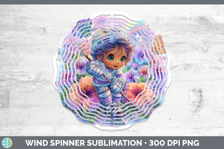 Hockey Wind Spinner Best Sellers 06 Rainbow Summer Sublimati