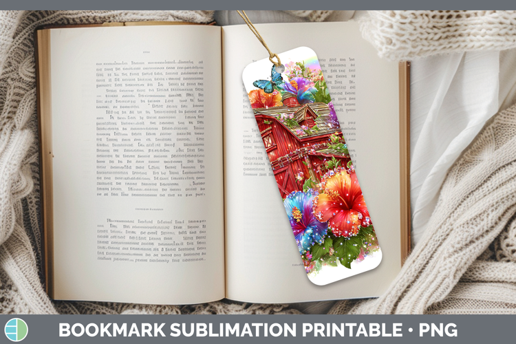 Barn Bookmark Best Sellers 08 Rainbow Summer Sublimation Pri