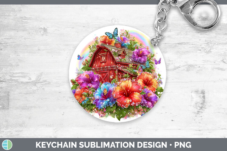 GorgeousBest Sellers 08 Rainbow Summer Keychain design.
