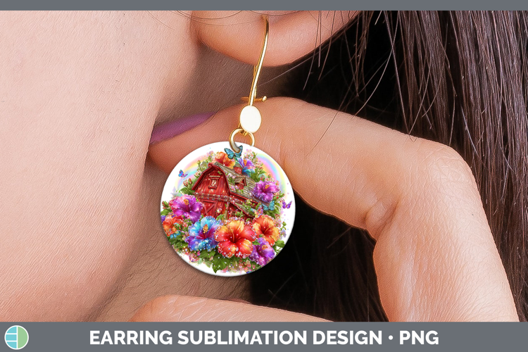 Barn Round Earrings Best Sellers 08 Rainbow Summer Sublimati