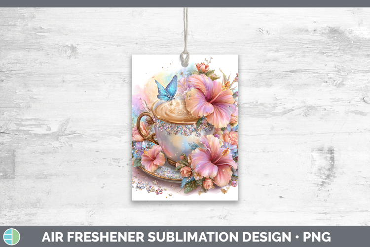 Coffee Cup Air Freshener Best Sellers 08 Rainbow Summer Subl