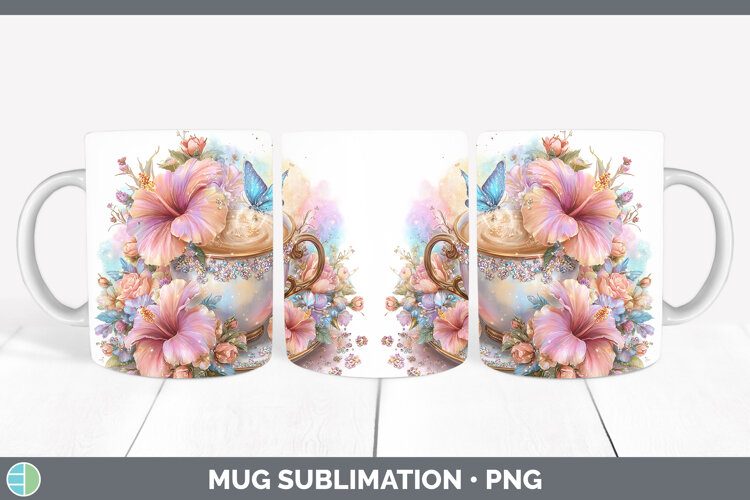 GorgeousBest Sellers 08 Rainbow Summer Mug Wrap design.