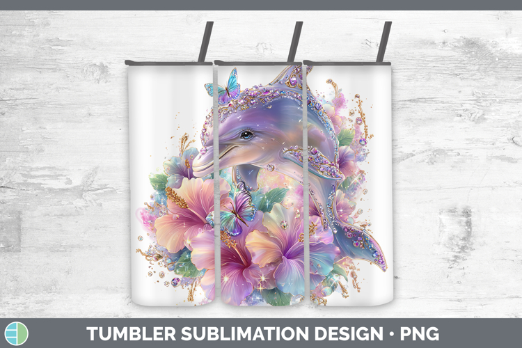 Dolphin Tumbler Best Sellers 08 Rainbow Summer Sublimation 2