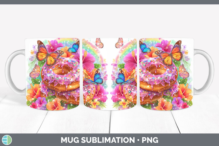 GorgeousBest Sellers 08 Rainbow Summer Mug Wrap design.