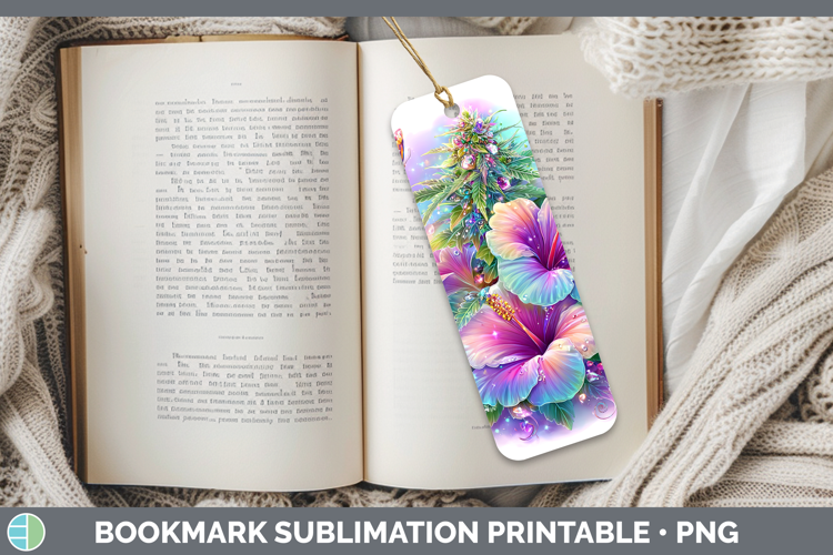 Marijuana Bookmark Best Sellers 08 Rainbow Summer Sublimatio