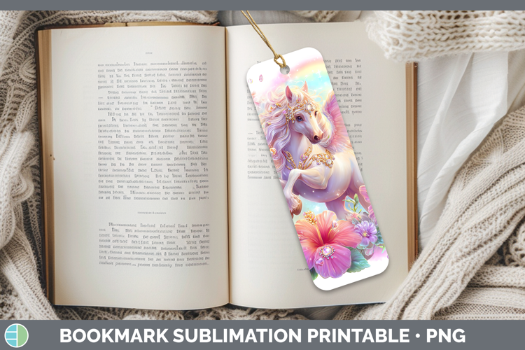 Pegasus Bookmark Best Sellers 08 Rainbow Summer Sublimation