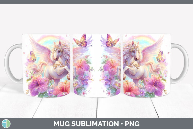GorgeousBest Sellers 08 Rainbow Summer Mug Wrap design.