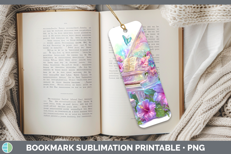 Piano Bookmark Best Sellers 08 Rainbow Summer Sublimation Pr