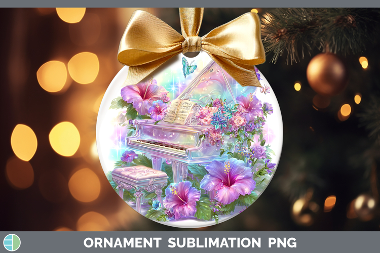 Piano Ornament Best Sellers 08 Rainbow Summer Sublimation Ba