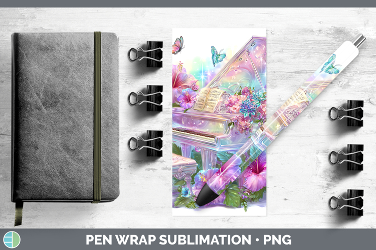 Piano Pen Wrap Best Sellers 08 Rainbow Summer Sublimation Pe