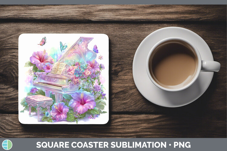 GorgeousBest Sellers 08 Rainbow Summer Square Coaster design.