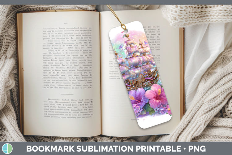 Pirate Ship Bookmark Best Sellers 08 Rainbow Summer Sublimat