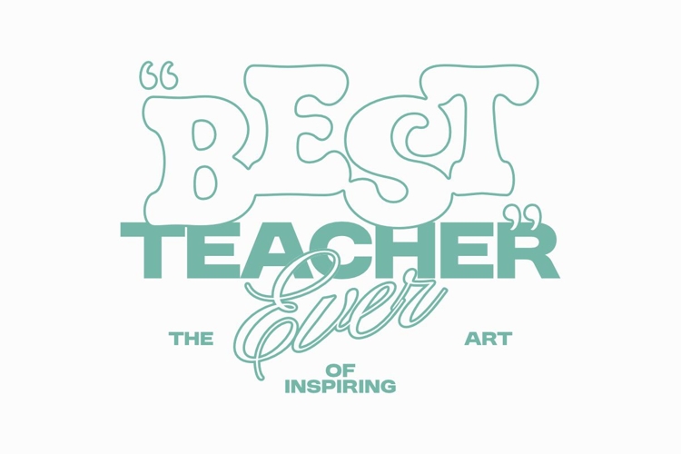 Best Teacher Ever Vintage Urban T-shirt