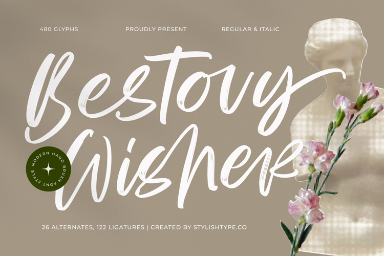 Bestovy Wisher - Modern Handbrush Font