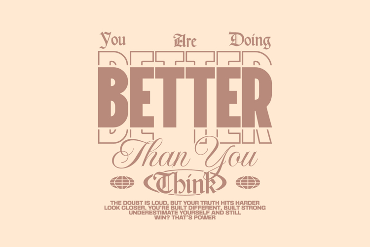 Better Mental Health Typography T-shirt Design