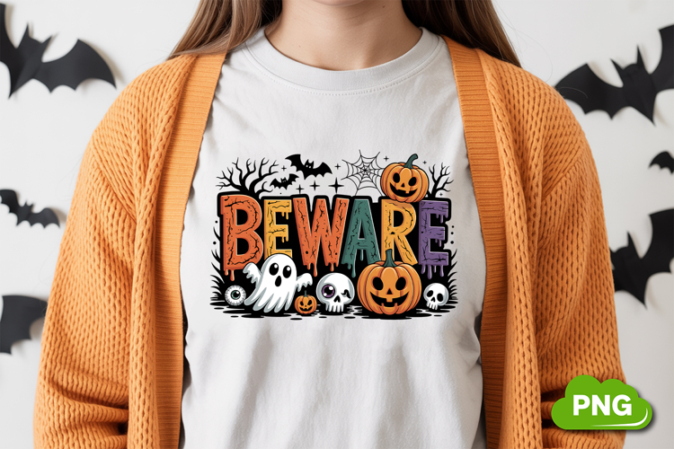 Beware PNG | Halloween Sublimation | Halloween PNG
