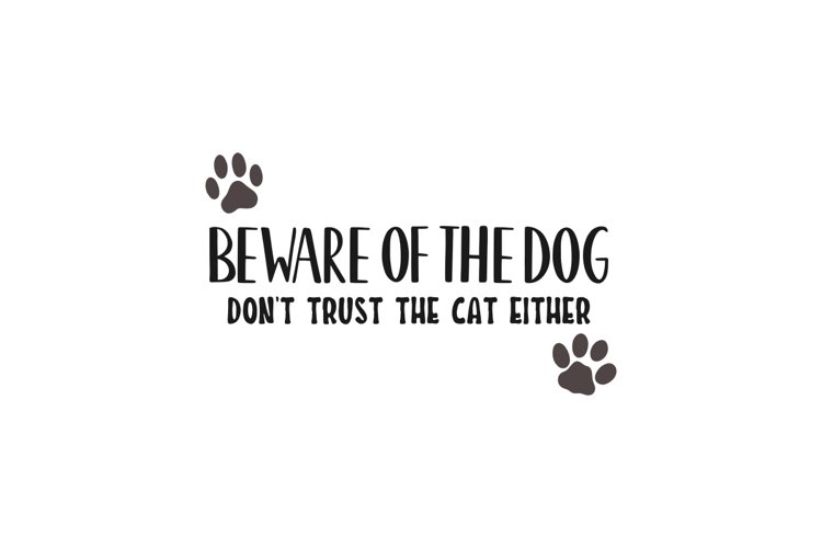 Beware Of Dog Svg Image 17