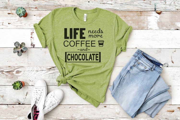 Coffee and Chocolate SVG Cutting File for the Cricut.