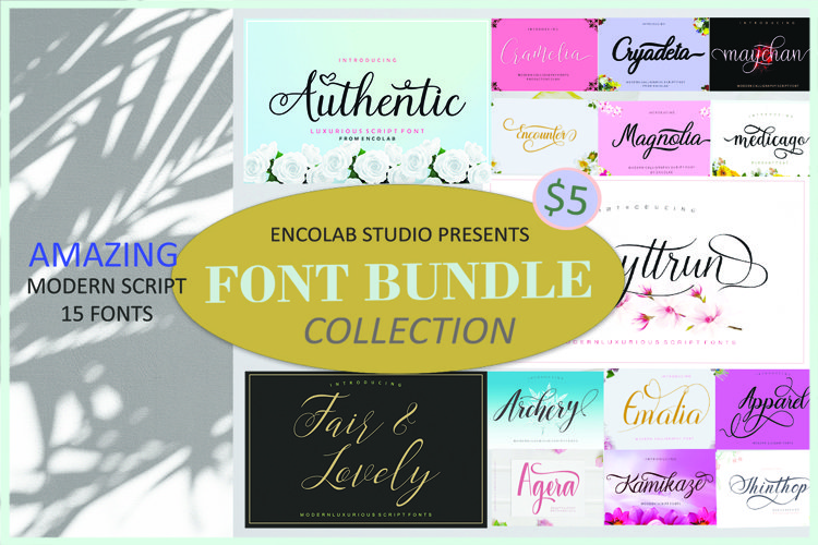Font bundle collection example image 1