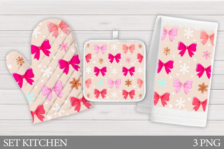 Christmas Oven Mitt Design. Christmas Square Pot Holder