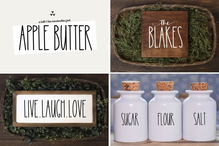 Farmhouse Font Bundle - Handwritten Fonts for Crafters!