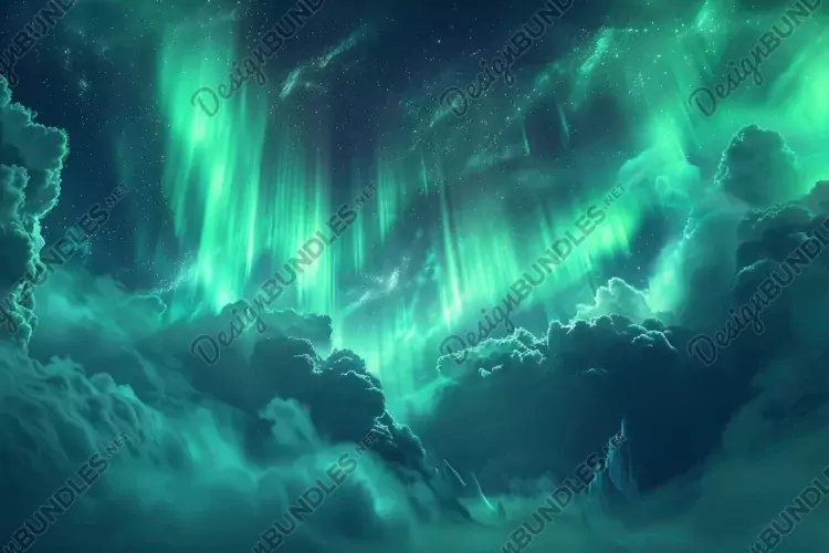 Aurora Borealis Background Wallpaper