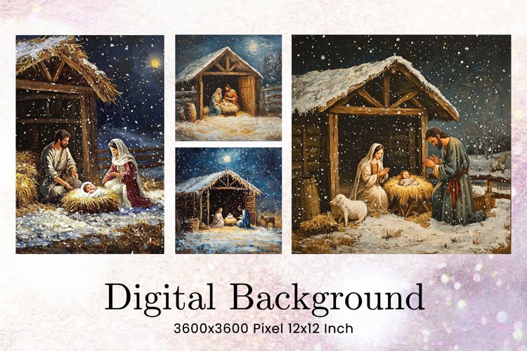 Nativity Scene Clipart Image 7