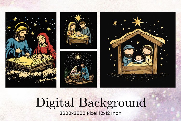 Nativity Scene Clipart Image 23