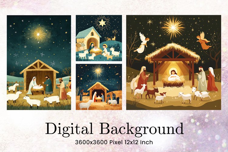 Nativity Scene Clipart Image 22