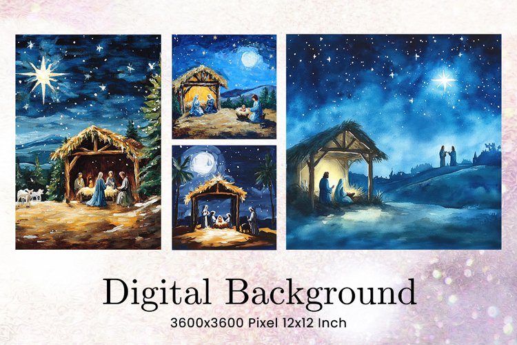 Nativity Scene Clipart Image 17