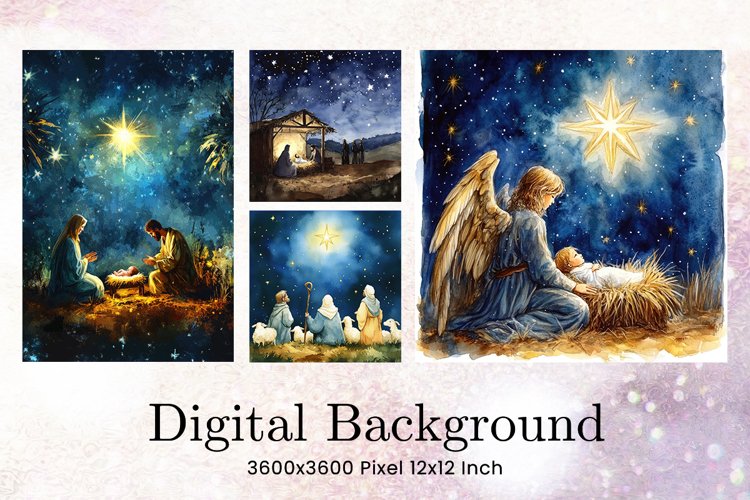 Nativity Scene Clipart Image 16
