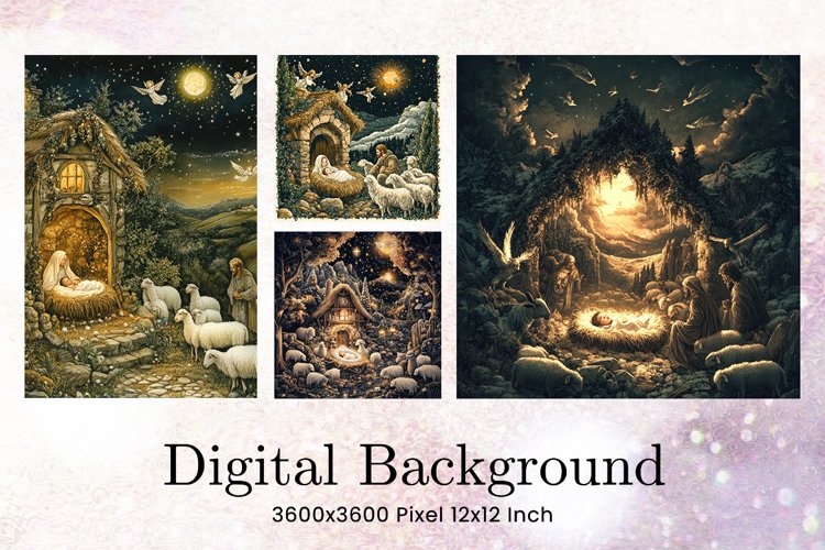 Nativity Scene Clipart Image 16