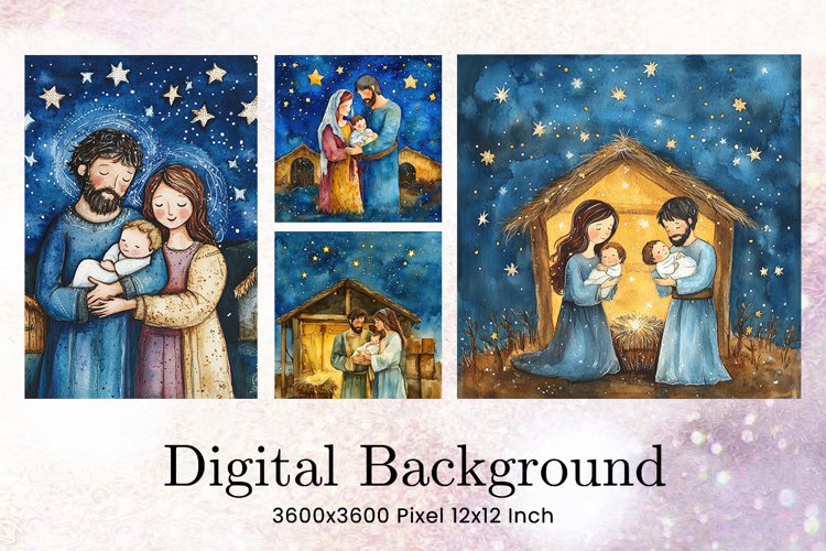 Nativity Scene Clipart Image 14