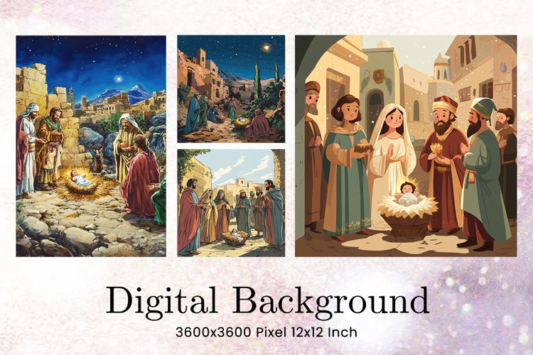 Nativity Scene Clipart Image 12