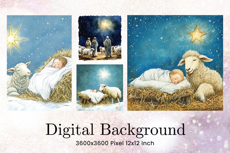 Nativity Scene Clipart Image 13
