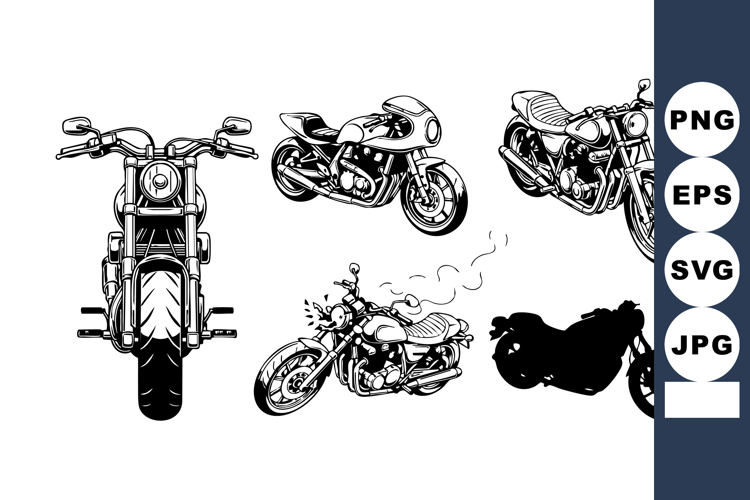 Motorcycle Clipart Image 2