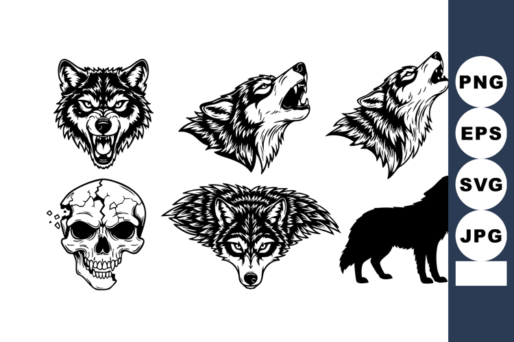  Wolf Howl Silhouette Image 8