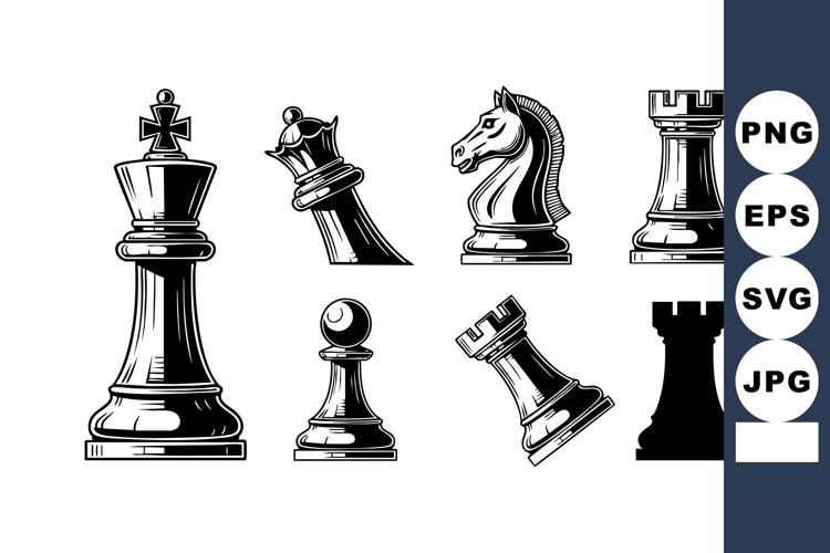 Chess Pieces Clipart Image 24