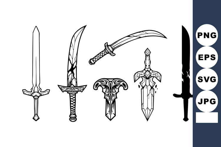 Sword Vector Image 9
