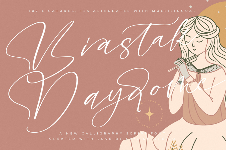 Biastak Daydome - Calligraphy Script Font