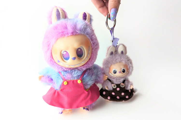 Plain Bib Dress for Plush Monster Toy ITH Embroidery