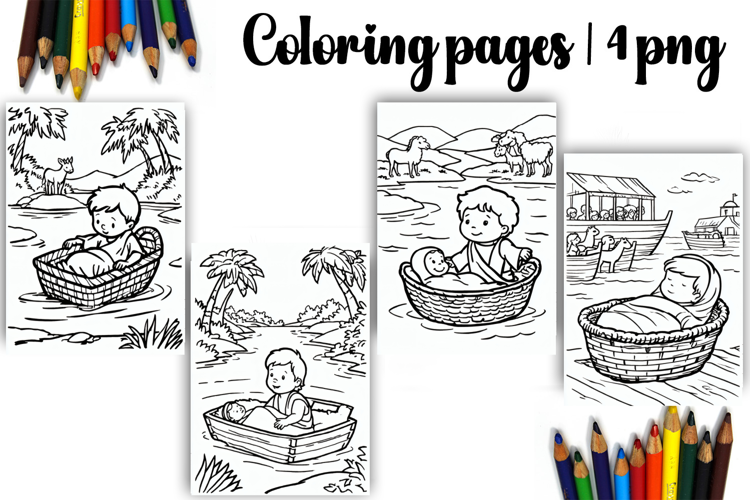 Bible Coloring Pages for Kids Easter Nativity Coloring Book
