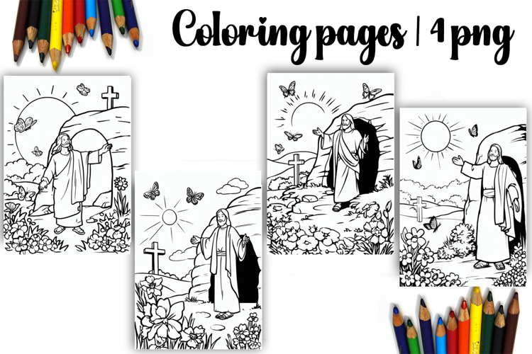 Bible Coloring Pages for Kids Easter Nativity Coloring Book