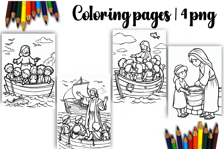 Bible Coloring Pages for Kids Easter Nativity Coloring Book