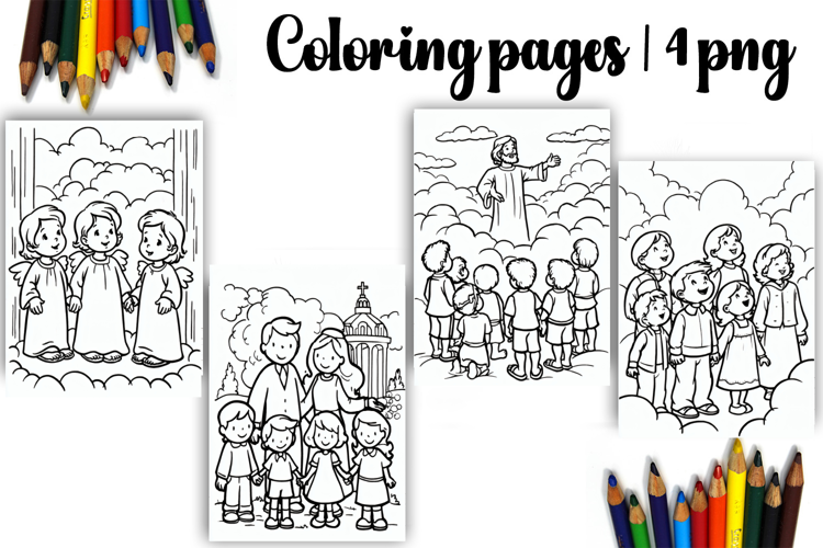 Bible Coloring Pages for Kids Easter Nativity Coloring Book