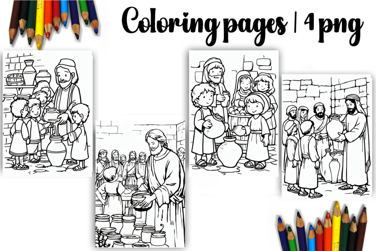 Bible Coloring Pages for Kids Easter Nativity Coloring Book