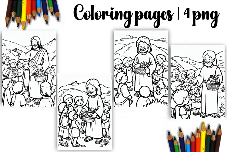 Bible Coloring Pages for Kids Easter Nativity Coloring Book