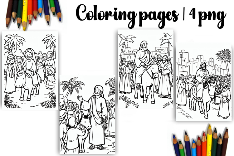 Bible Coloring Pages for Kids Easter Nativity Coloring Book